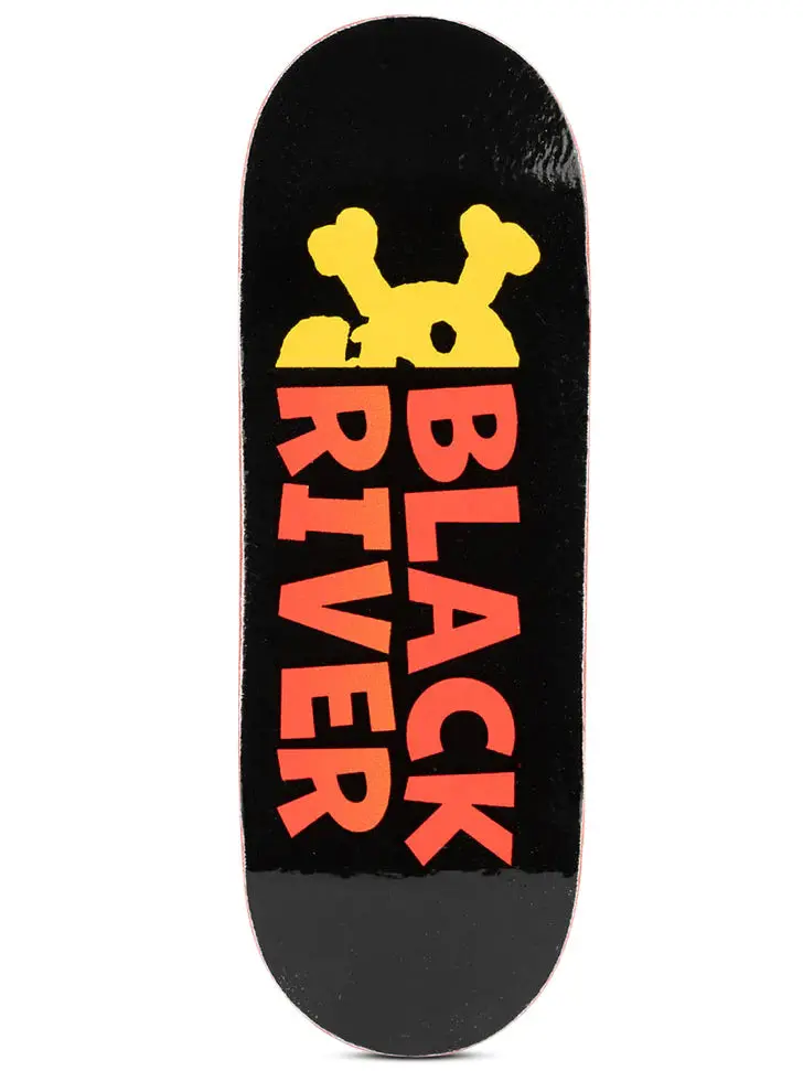 Blackriver Fingerboard Deck - Riverlabel Letters 1