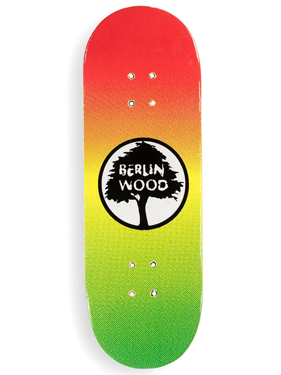 Berlinwood Fingerboard Deck - Bw Rasta 1