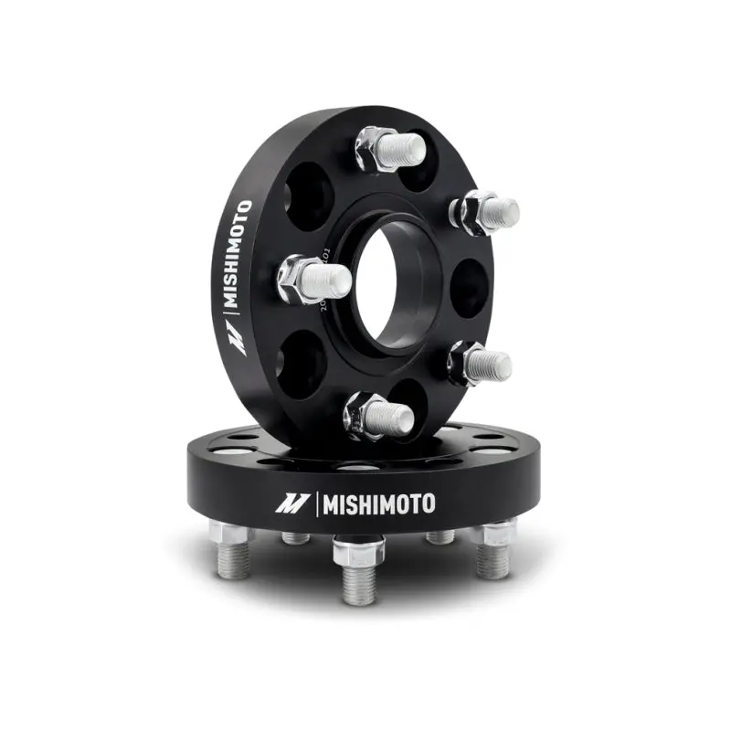 Mishimoto Wheel Spacers - 5X120 - 64.1 Cb - M14 X1.5 - 25Mm - Bk 1