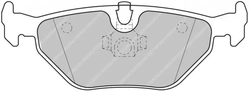 Ferodo Fcp1301h Ds2500 Rear Racing Brake Pads E86 Z4 Coupe 2