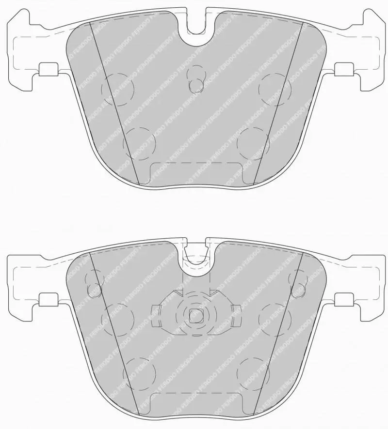 Ferodo Fcp1672w Ds1.11 Rear Racing Brake Pads E9x M3 - E90 M3, E92 M3, E93 M3 2
