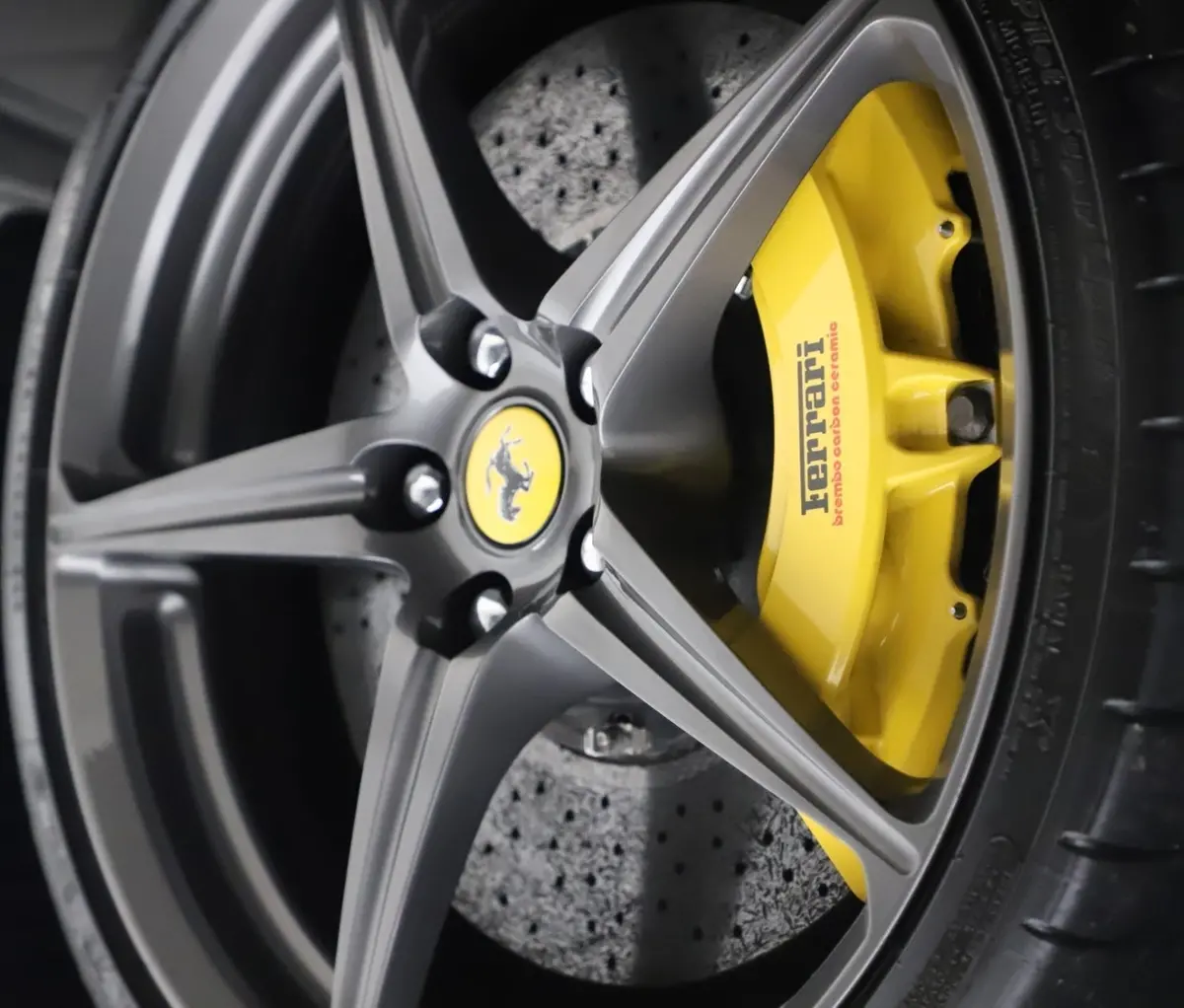 Ferrari 458/488 Challenge Surface Transforms Carbon Ceramic Disc Set - (398X38mm) Front 1