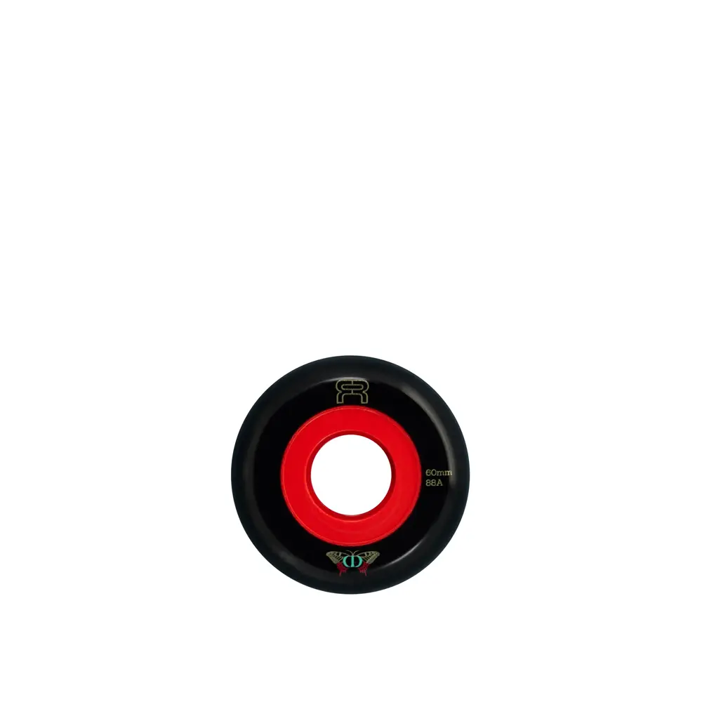 Fr Round Wheels 60Mm/88A - Black (4 Pack) 1