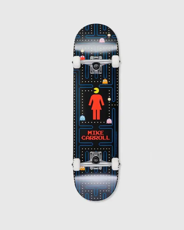 Girl X Pac-Man Complete Mike Carroll 8" Skateboard 1