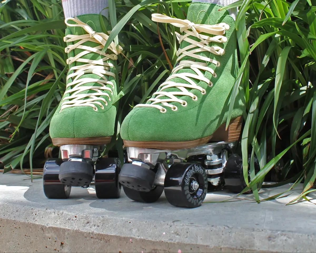 Chuffed Wanderer Skates- Olive Green 1