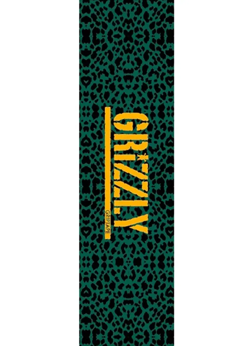 Grizzly Cheetah Stamp Grip Tape 1