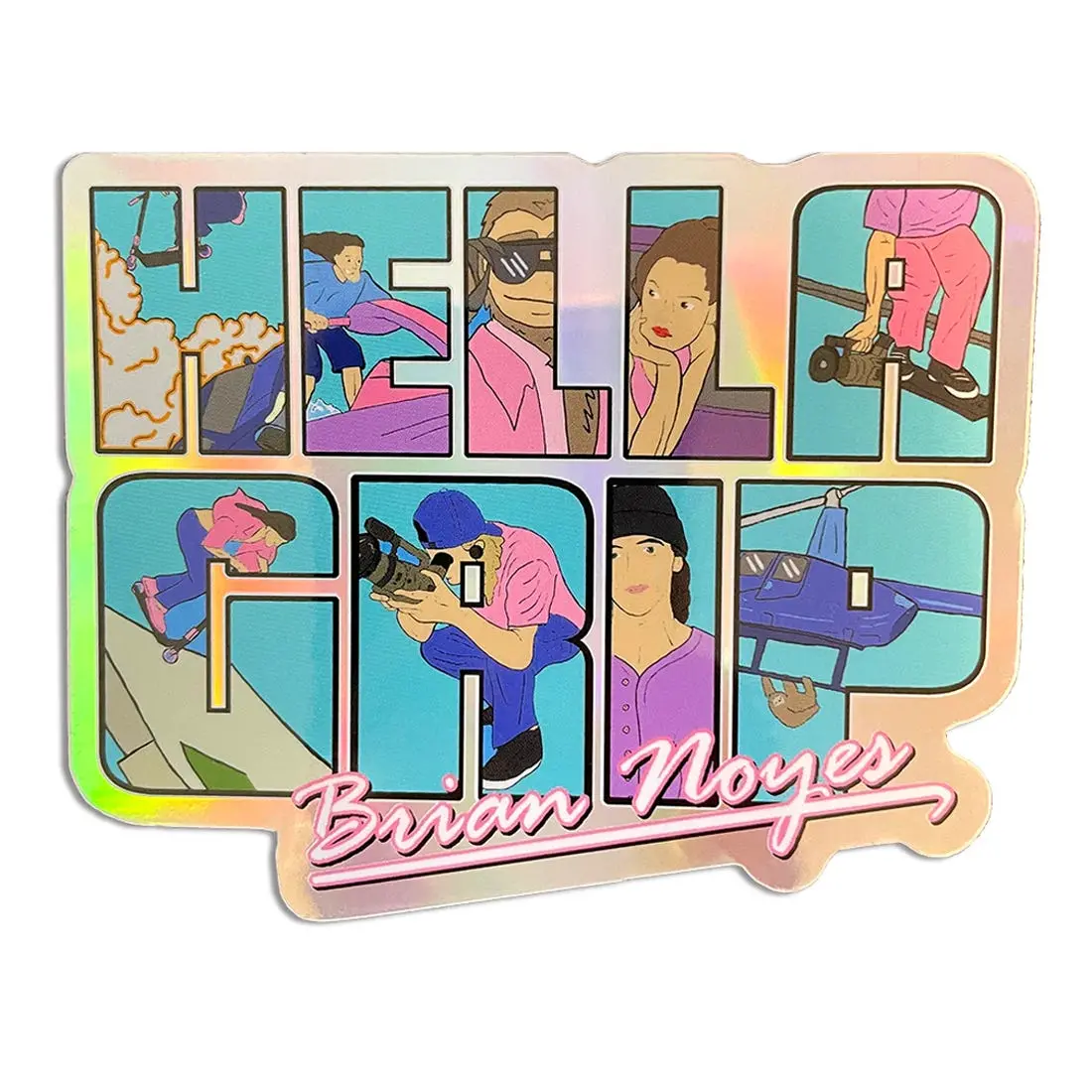 Hella Grip Brian Noyes Signature Sticker 1