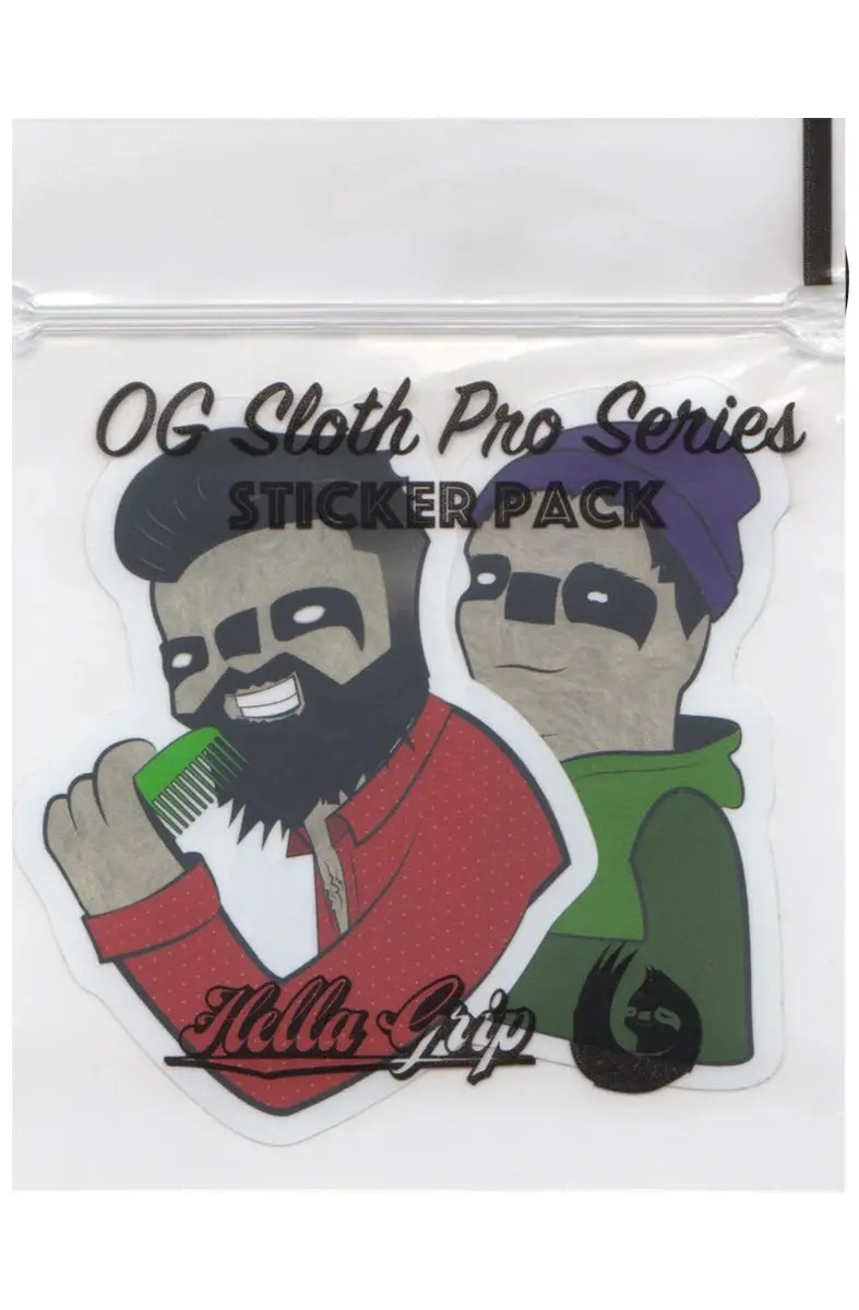 Hella Grip Og Sloth Pro Series Sticker Pack V2 1