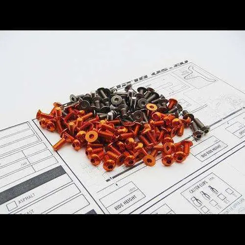 Hiro Seiko Titanium & Alu Hex Screw Set For Xray X12 2019,18 1