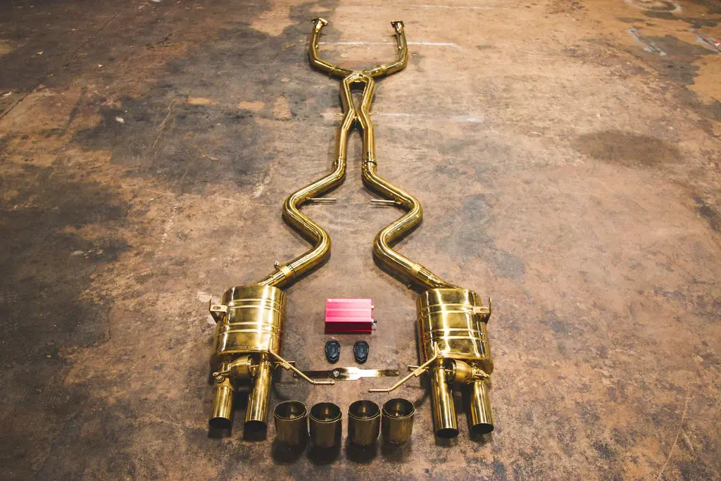 Bmw M3 E9x V2 Valved Race Exhaust System (Gold) 1