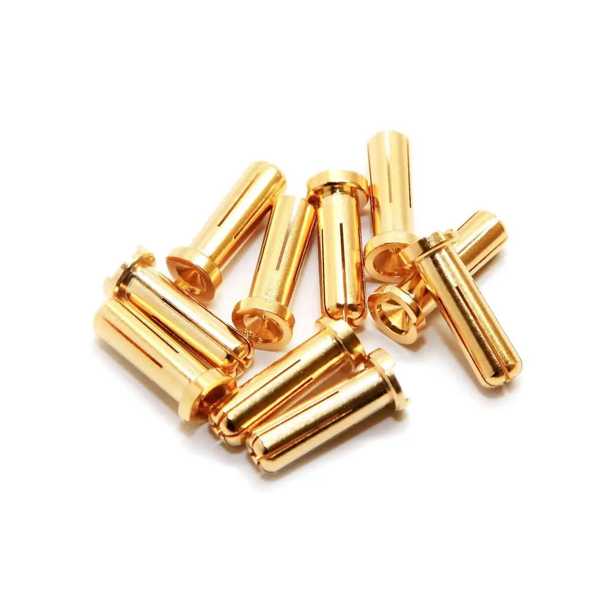 Maclan Max Current 5Mm Gold Bullet Connectors (10 Pcs) 1