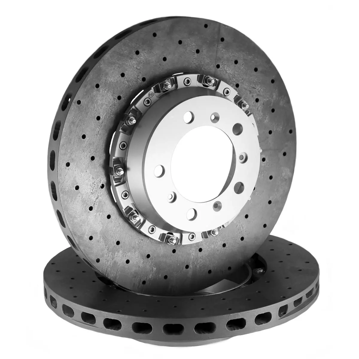 Lamborghini Huracan/Performante Surface Transforms Carbon Ceramic Disc Set - Rear 2