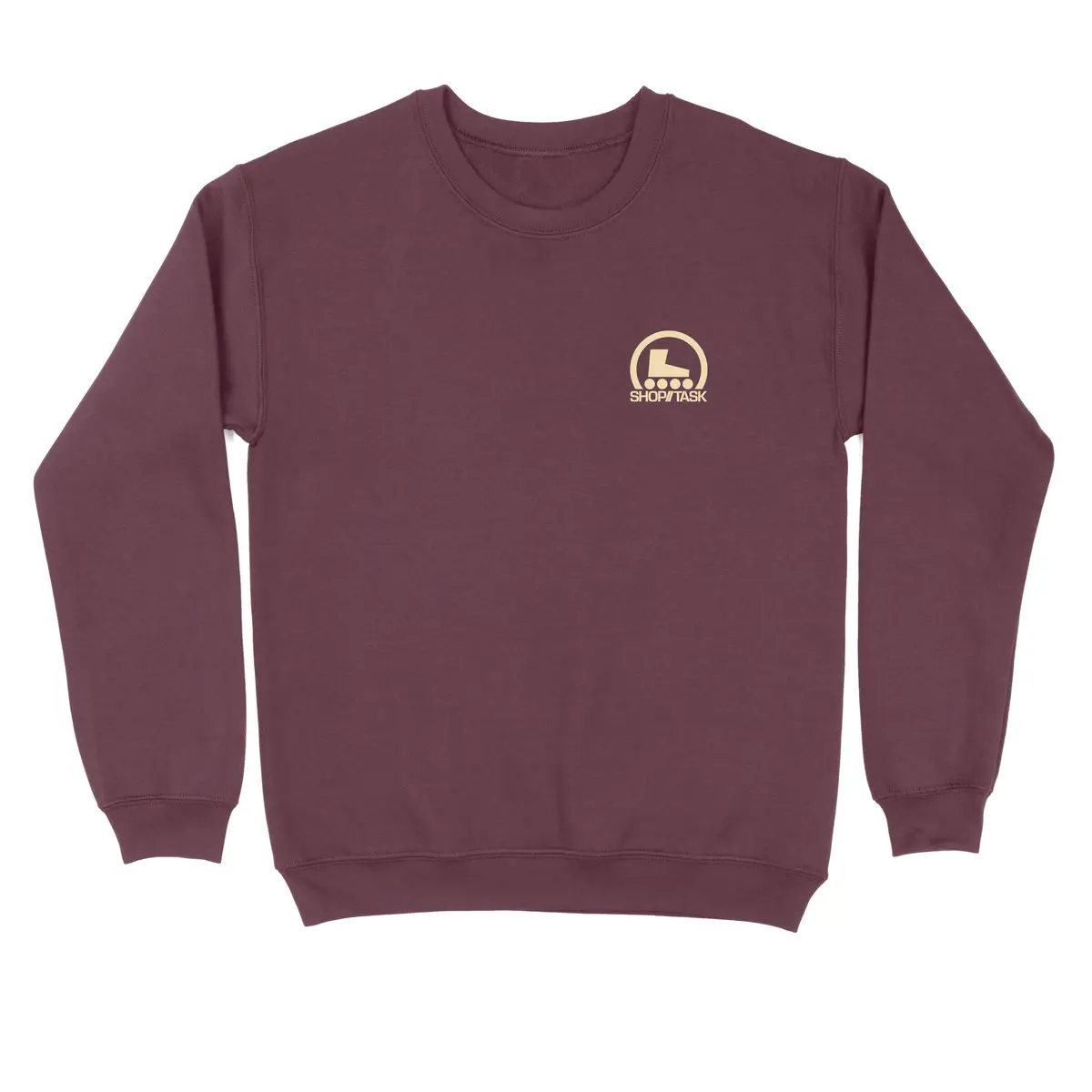 Shop Task Crewneck - Maroon 1