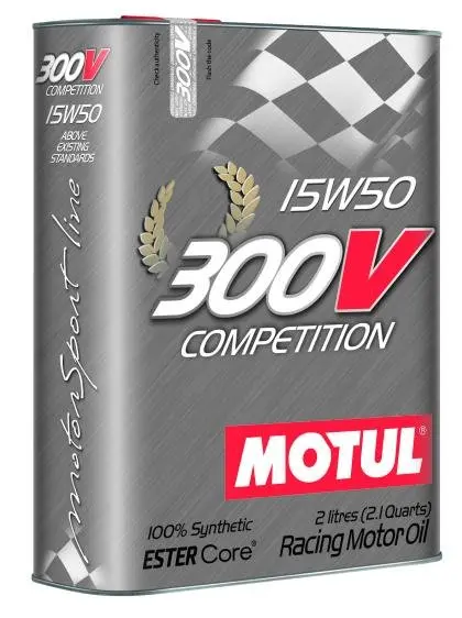 Motul 300V Competition Racing Oil 15W-50 - 2L 1