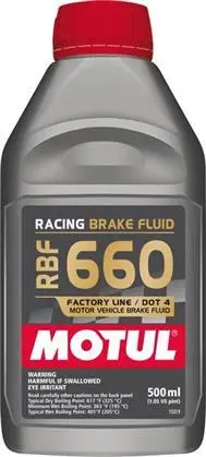 Motul Rbf 660 Racing Dot 4 Brake Fluid - 1/2L 1