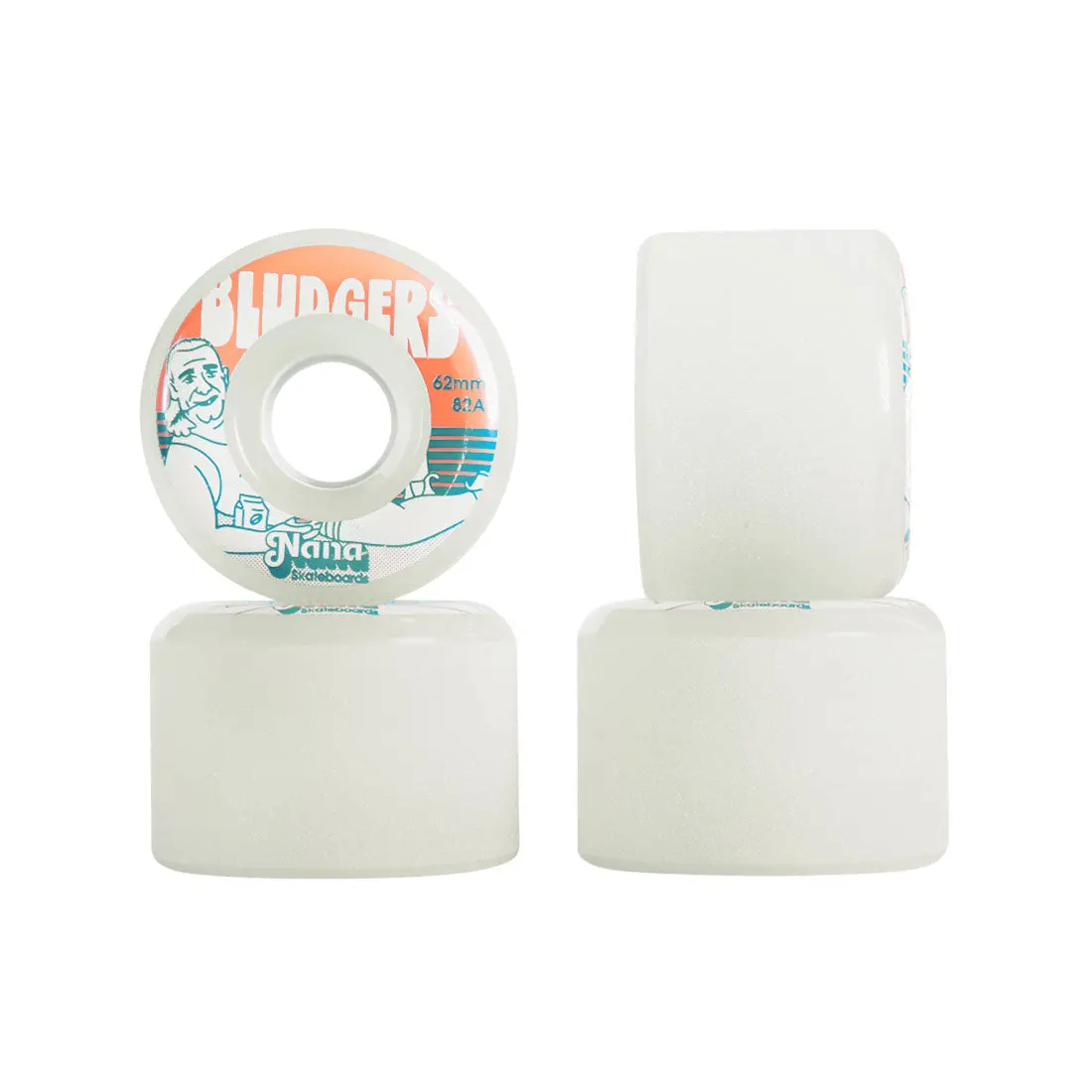 Nana Bludgers 62Mm 82A 4Pk - Cool Grey 1