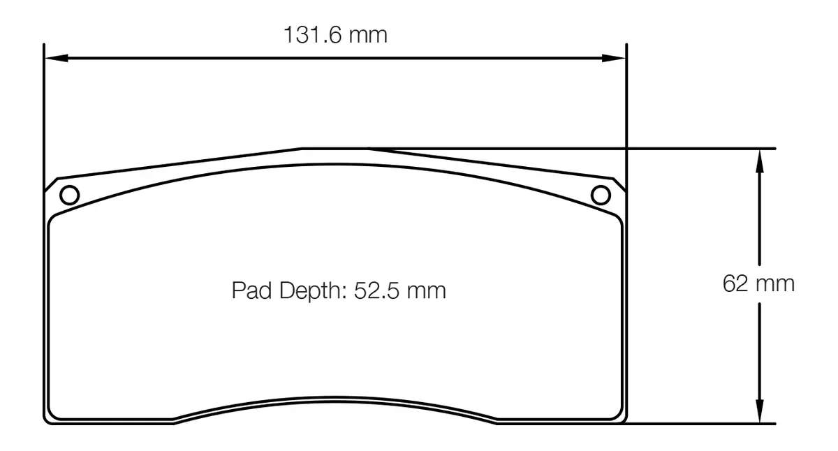Pagid 8287 - Porsche 992 Gt3 Cup Rear 1