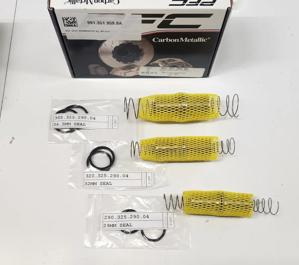 Pfc Zr68 Caliper 6-Piston/Seal Rebuild Kit - 991.351.959.8A - 991 Gt3 Cup / Gt4 Clubsport 1