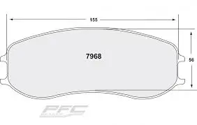 Pfc Racing Brake Pads For Porsche 718 Cayman Gt4 Clubsport - Front 2