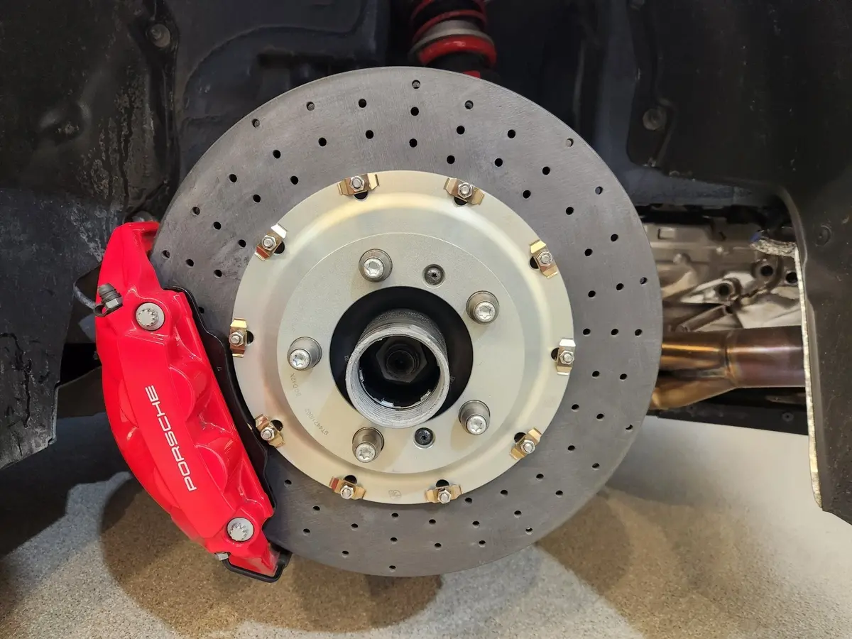 Surface Transforms Carbon Ceramic Discs For Porsche 718 Gt4rs (Upgrade) - 400X32mm Rear Set 1