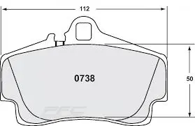 Pfc Racing Brake Pads For Porsche 981 Boxster/Cayman/S/Gts - Rear 2