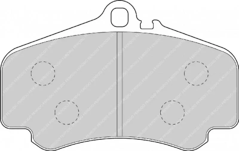 Ferodo Ds3.12 Racing Brake Pads For Porsche 996.1 Gt3/Gt2 - Front 2
