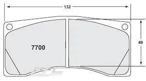 PFC Rear Racing Brake Pads for Porsche 997 — Compatible with Turbo, Turbo S, GT3, GT2, RS, and Cup Models - Image 3