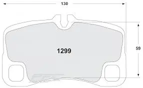 Pfc Racing Brake Pads For Porsche 997 (Turbo/S, Gt3/Gt2/Rs/Cup) - Rear 2