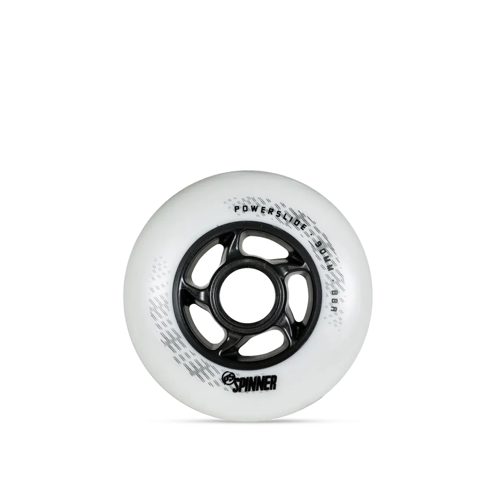 Powerslide Spinner 90Mm/88A - Matte White (4 Pack) 1