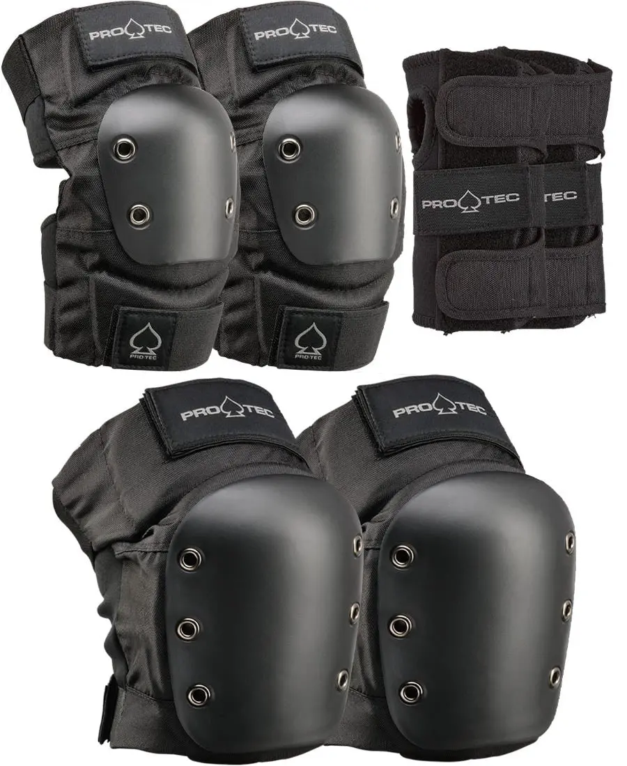 Pro-Tec Junior Knee, Elbow & Wrist Protective Pad Set
