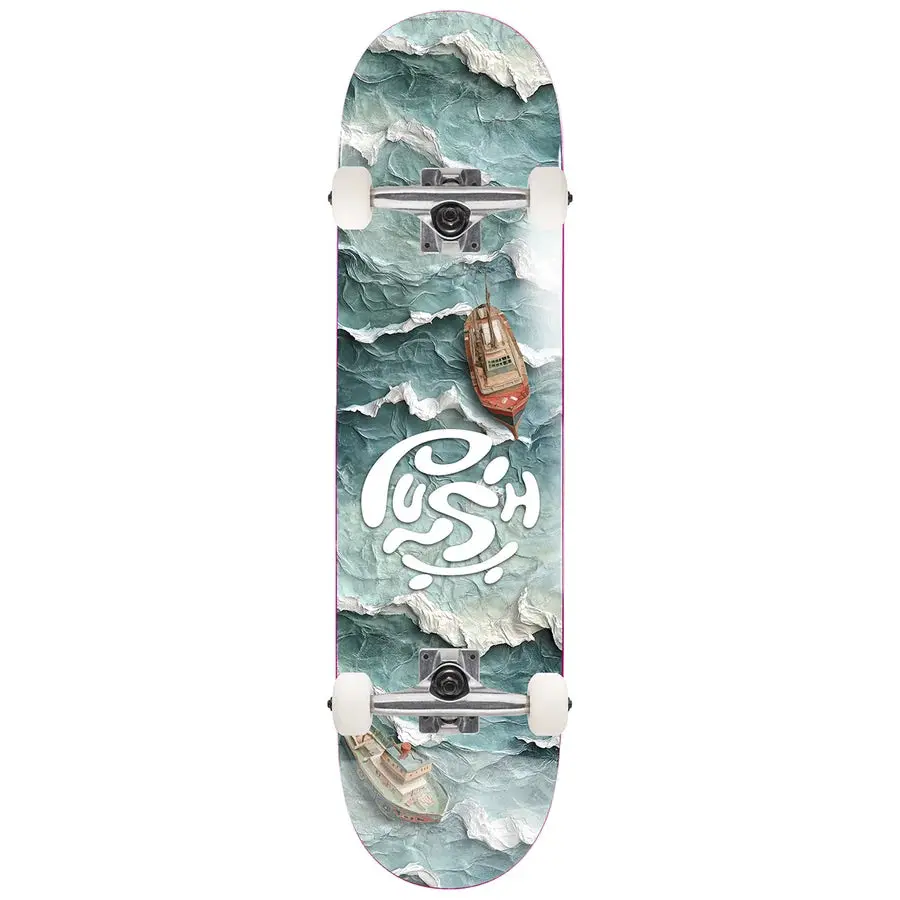 Push Ocean Blue Skateboard Complete 7.0 1