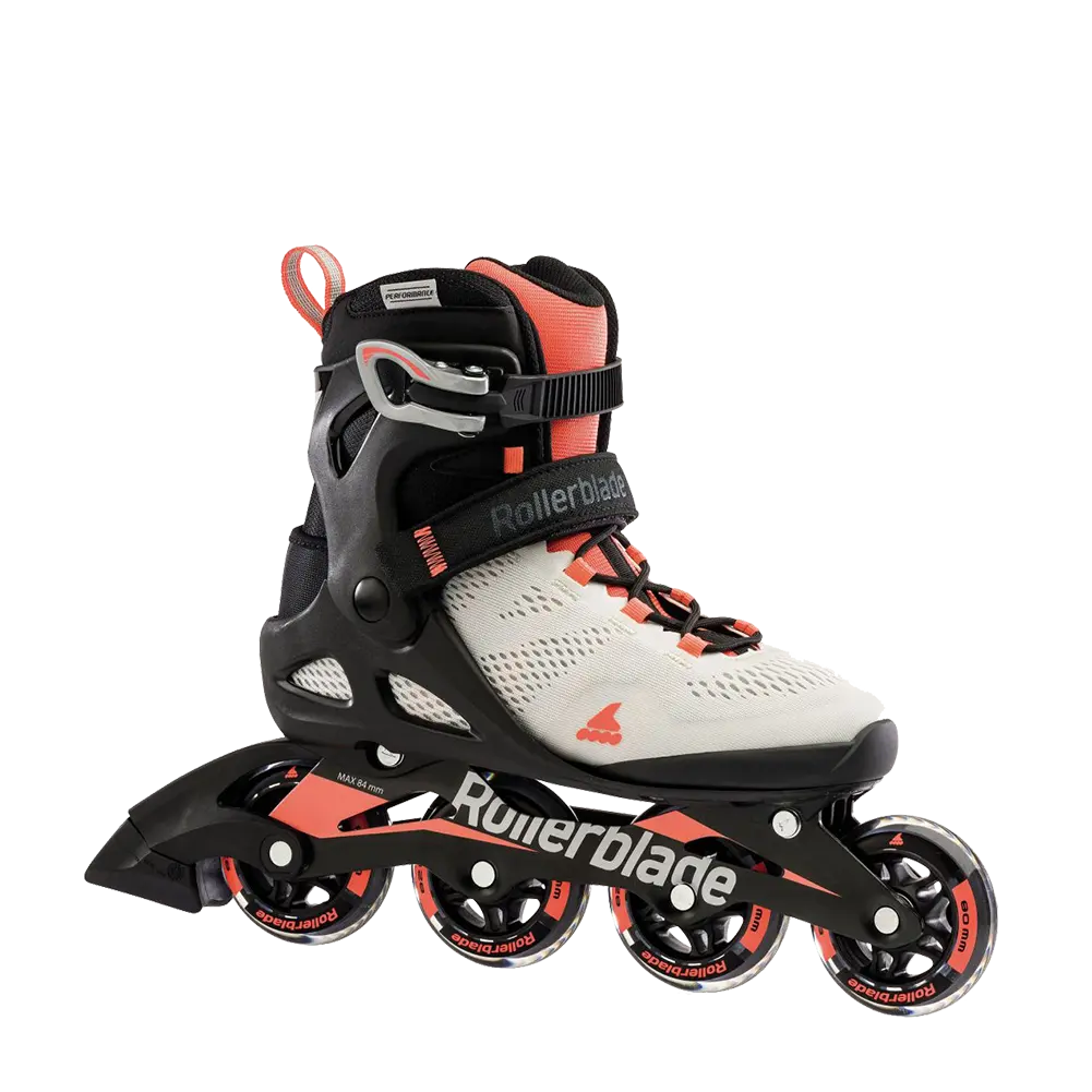 Rollerblade Macroblade 80 W - Glacier Grey/Coral 1