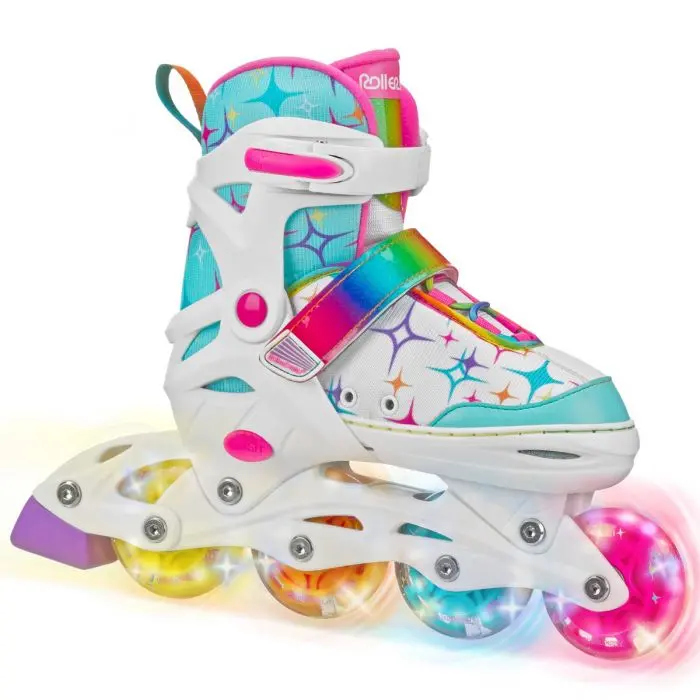 Rds Stryde Light-Up Skate - White/Rainbow 1