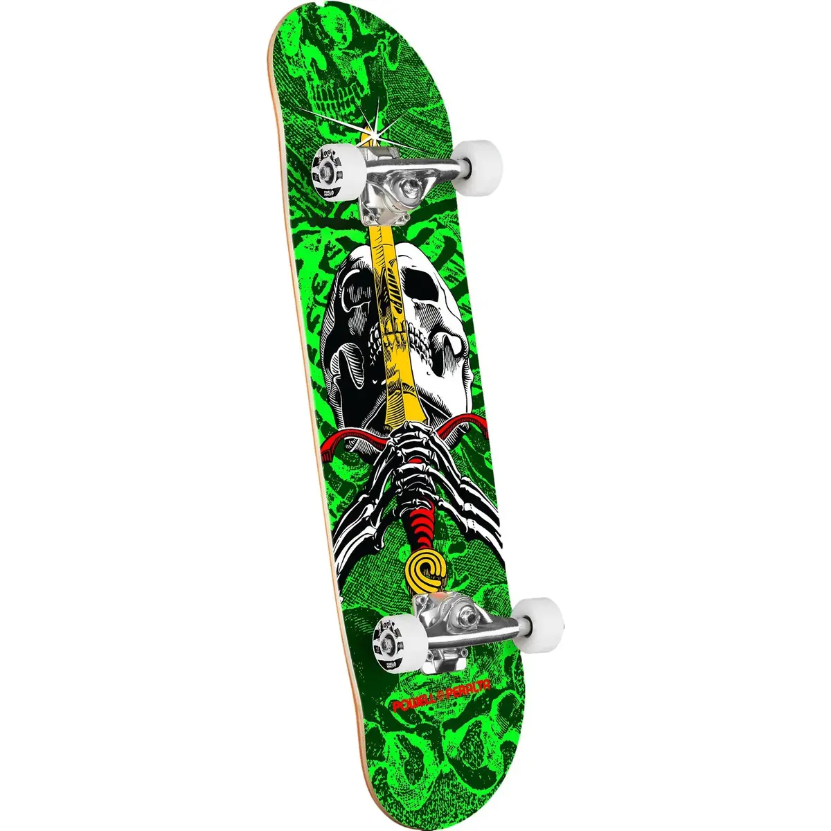 Powell Peralta Skull & Sword Green 8.0" X 31.45" Complete Skateboard 1