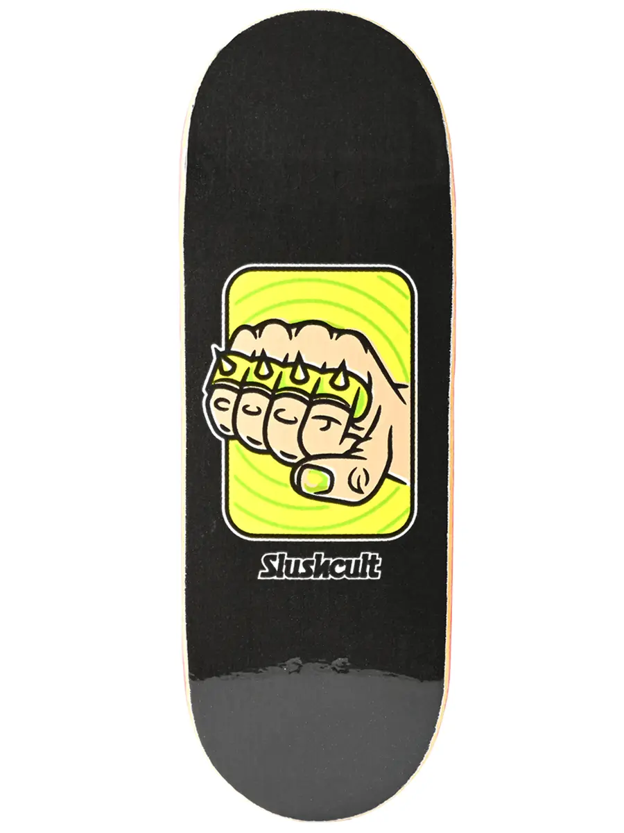 Blackriver Fingerboard Deck Featuring Slushcult Knucks Design