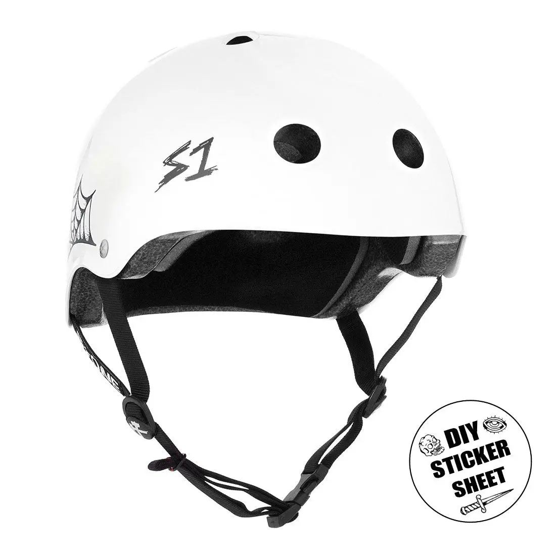 S-One Lifer Helmet - White/Bleak Outlook Diy 1