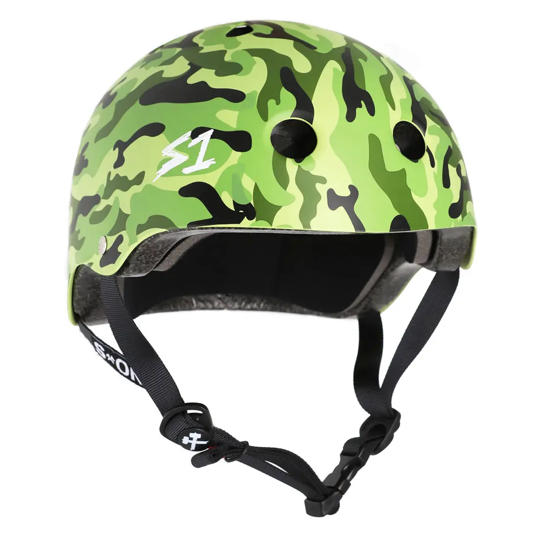 S-One Lifer Helmet - Camo Green Matte 1