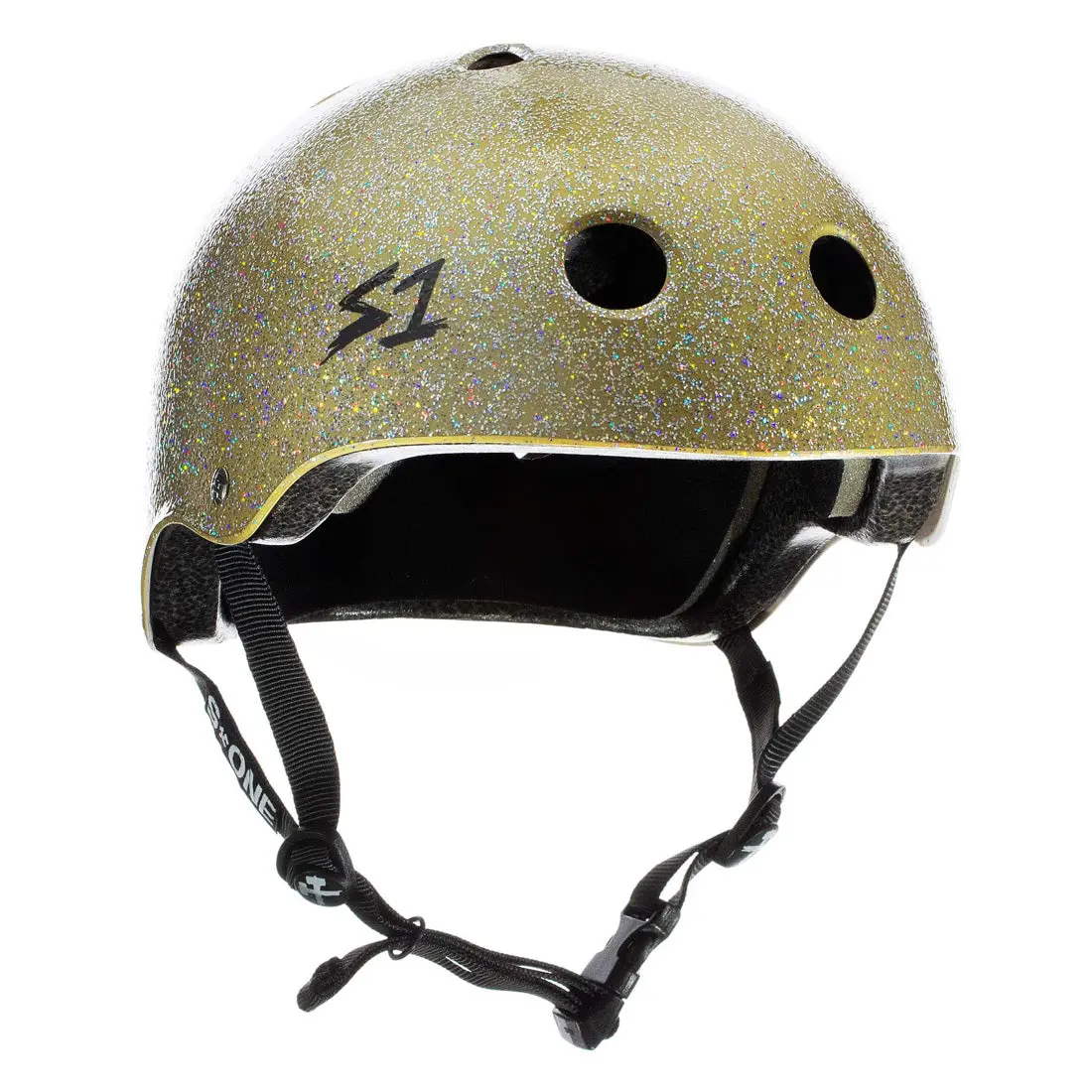 S-One Lifer Helmet - Gold Glitter 1