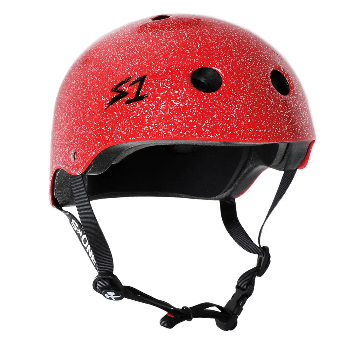 S-One Lifer Helmet - Red Glitter 1
