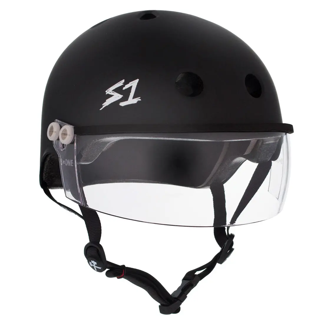 S-One Visor Lifer Helmet - Black Matte 1