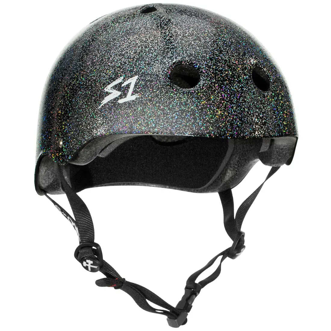S-One Mega Lifer Helmet - Black Glitter 1