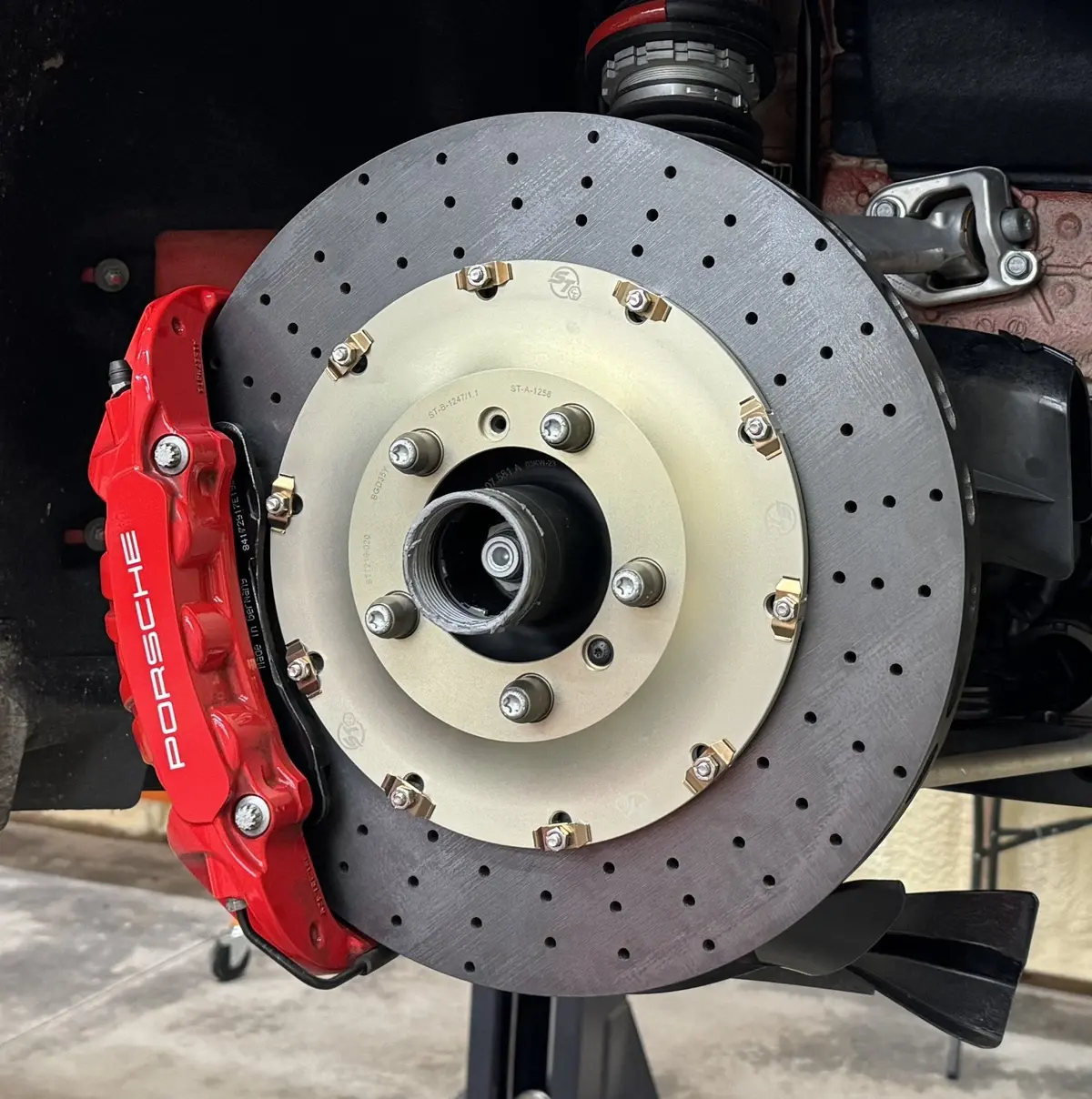 Surface Transforms Carbon Ceramic Discs For Porsche 992 Gt3rs (Upgrade) - 380X32mm Rear Set 1