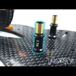 Tworks Brass Steering Post (Xray T4'17/18) 1