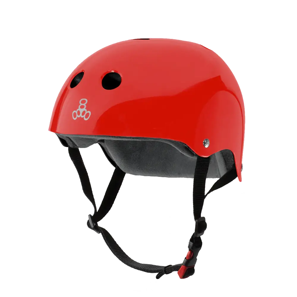 Triple 8 The Certified Sweatsaver Helmet - Red Glossy 1