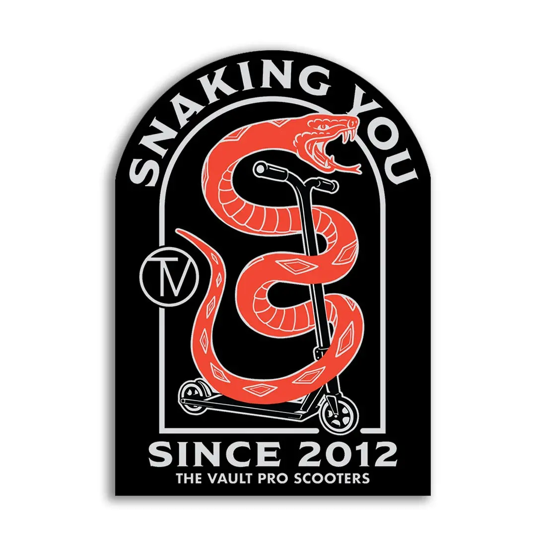 Tv Snake Sticker 1