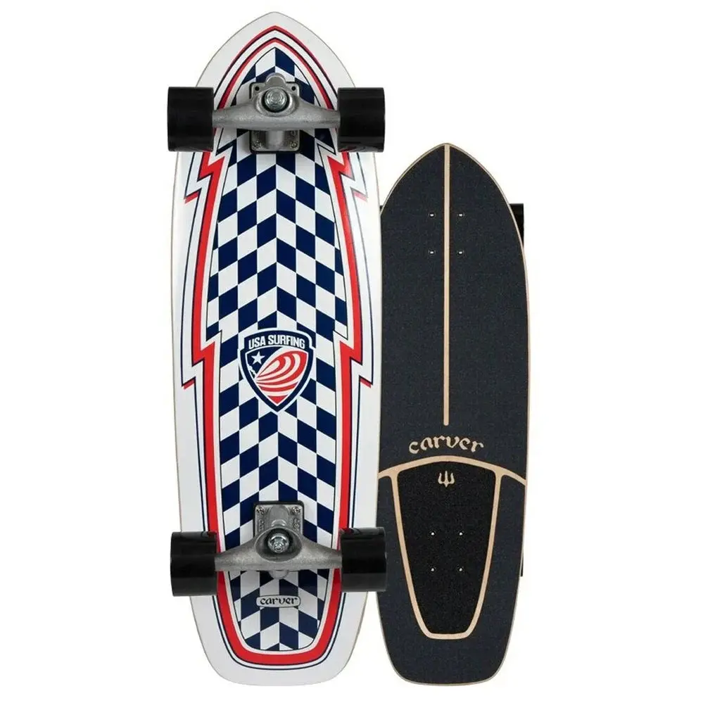 Carver 2020 Usa Booster Cx/C7 Surf Skate 30.75" X 9.625" 1