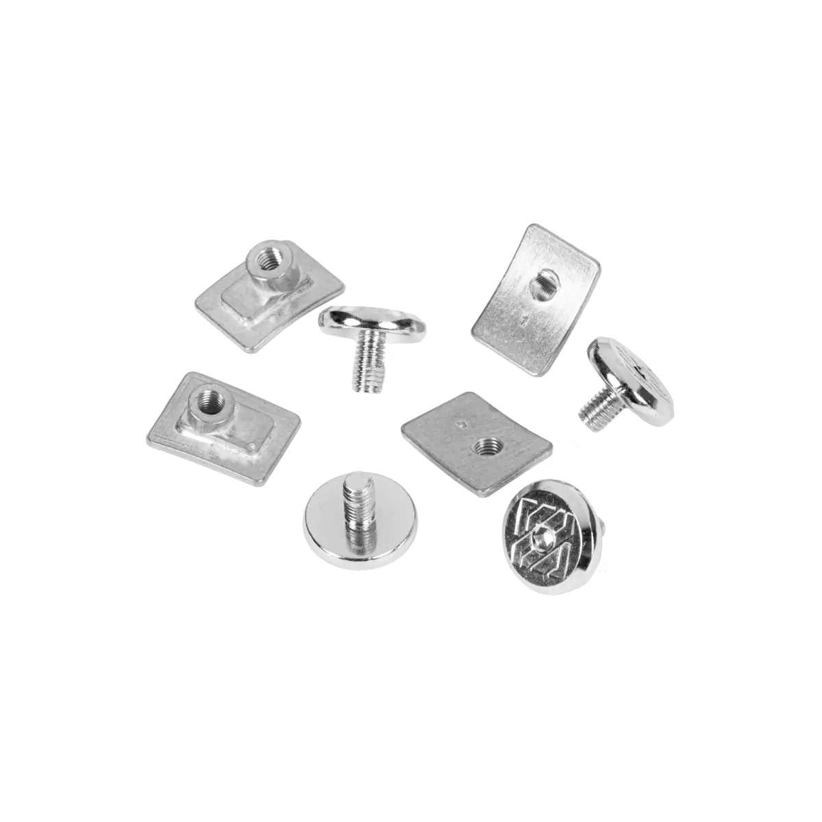 Usd Aeon Cuff Screw Set - Silver (4 Pack) 1