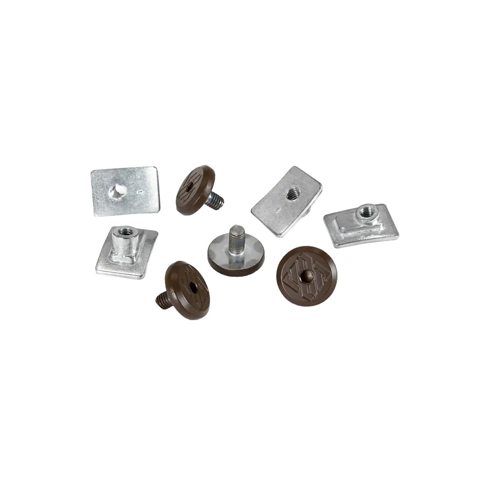 Usd Aeon Cuff Screw Set - Brown (4 Pack) 1