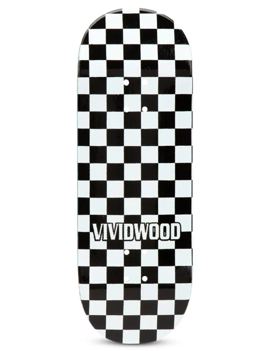 Vividwood Fingerboard Deck - Checkers 1