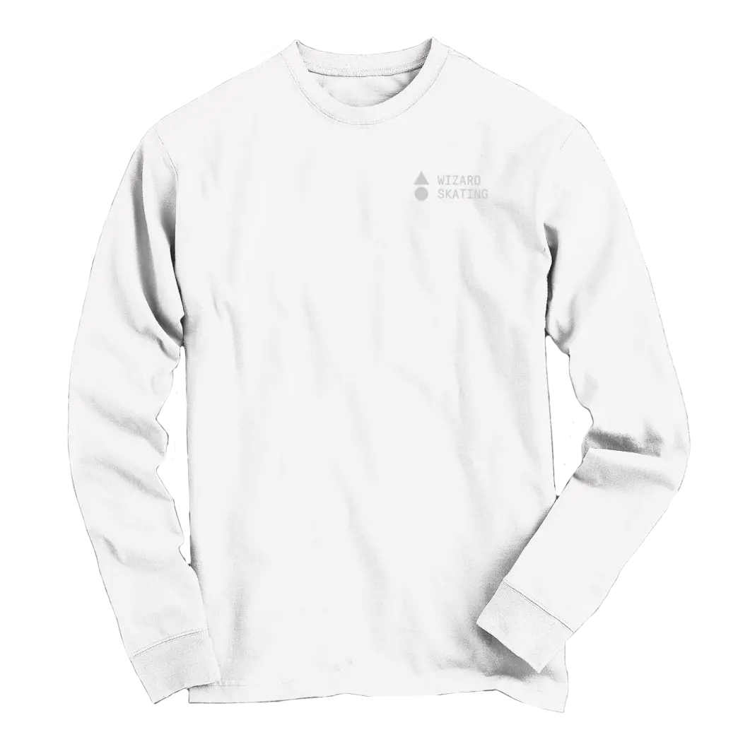 Wizard Skating Long Sleeve - White 1